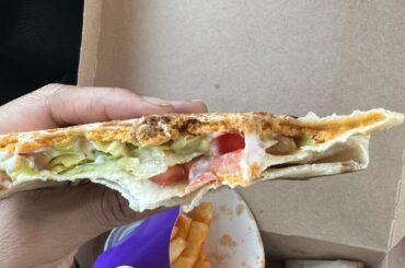 guess it was opposite day when i asked for for extra meat today