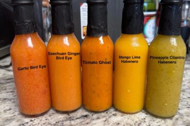 My first time making sauce with home grown peppers. I’m immensely proud of how it turned out.