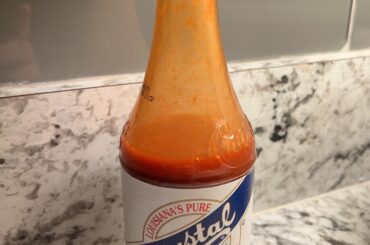 I’ve loved hot sauces for as long as I can remember, and I’ve gone through phases in which I’ve enjoyed some really, really spicy varieties! But in my 40s, I feel like I’ve mellowed and matured into a true Crystal aficionado. Especially with seafood