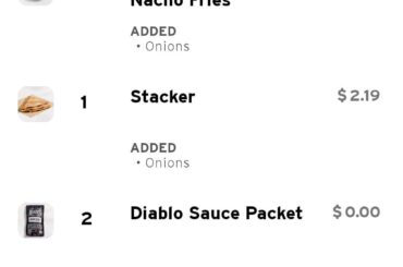 Subtotal $1.89 too high