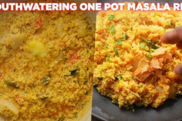 Mouthwatering One Pot Masala Rice Recipe | Rasam Rice