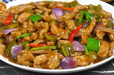 Black Pepper Chicken | Black Pepper Chicken Recipe | Stir Fry Chicken