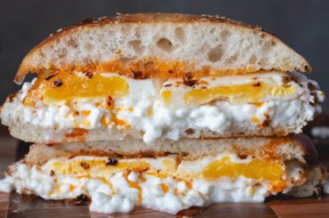 Cottage Cheese and Egg Sandwich with Chili Oil | Quick & Easy Recipe