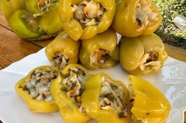 Just Amazing! Pickled Stuffed Bell Peppers Recipe!
