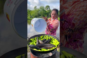 Yummy Braised Fish with Pepper #shorts