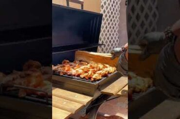 Ultimate Wings Hack: SMOKED Lemon Pepper Wet! #Shorts #Grilling #Food #Recipe