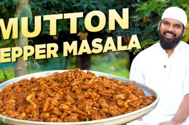 Mutton Pepper Masala | Kali Mirch Mutton Karahi | Spicy Mutton Fry Recipe | Nawab's Kitchen Official