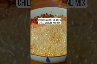 Tasty chilli oil recipe