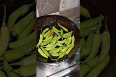 Mirchi fry !fry green chilli recipe #trending #shorts #food