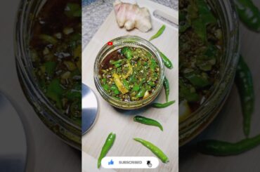 Authentic Hari Mirch Ka Achaar Recipe | Green Chili Pickle | Spicy & Tangy Delight