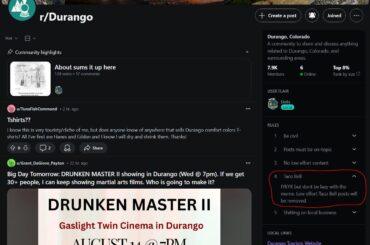 Small town in Colorado Loves the Taco Bell