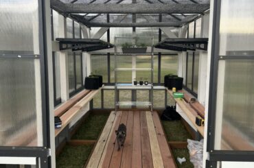 Pepper house ready for next season and a extension on this year