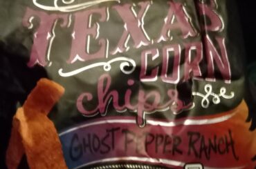 H-E-B style corn chips. Ghost Pepper Ranch.