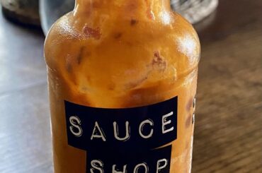 Just found this buffalo sauce in the fridge of our holiday let - goddamn that’s a great garlic foreword hot Buffalo sauce - out of Nottingham according to the bottle