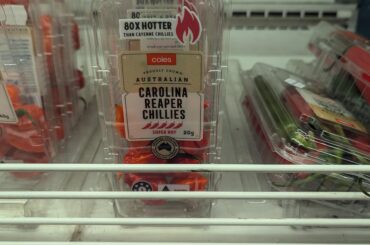 For anyone in Australia, after a long hiatus, Coles now has Carolina Reapers back on the shelves