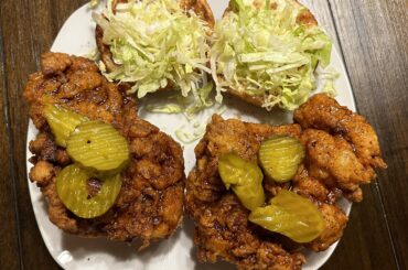 Hot Chicken Sandwiches.