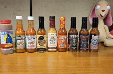 My boss and I restocked our office supply this past week, shouts out to Heat Hot Sauce for the solid selection and all-around service. I present to you the Class of 2024!