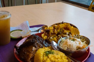 Fusion Mexican-Filipino food in a Manila foodstall called 'gringonito'