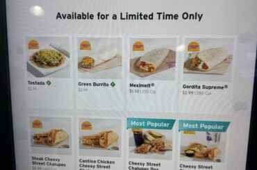 No Empanadas :( got one of everything, man do I miss the Gordita Supreme