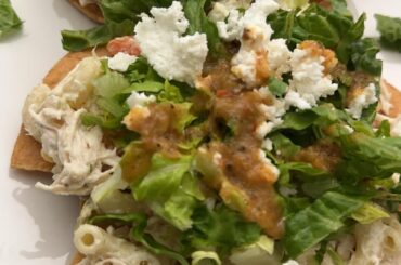 Pasta tostadas( my style)