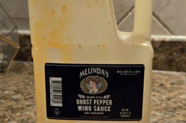 Finally finished this bottle of ghost pepper wing sauce