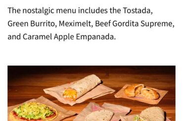 Return of Favorite Items?