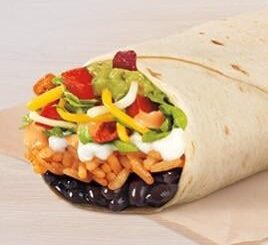 all i want today is a fiesta veggie burrito