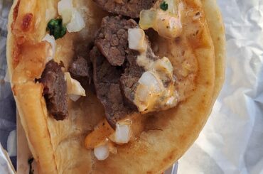 I saw the post about 4 pieces of steak, well beat 3 and a third!