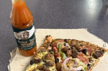 Not hot at all, but flavor wise it’s pretty good. Wasn’t expecting it to actually have a whiskey smell and taste. I was quite surprised.