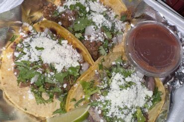 Some $1 tacos from the gas station next to my house