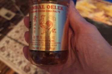 I never looked at the ingredients of one of my favorites, Sambal oelek.