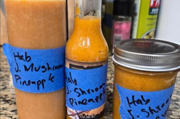 This was supposed to be a scotch bonnet sauce, but i bought my seeds off Amazon