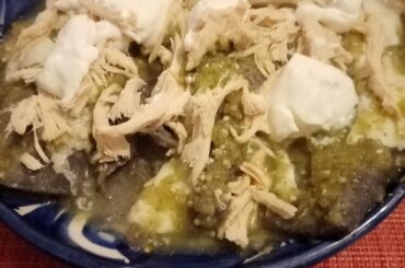 Green enchiladas tonight