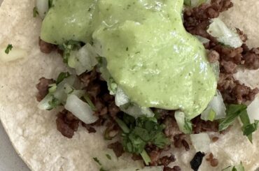 Homemade avocado salsa is my favorite