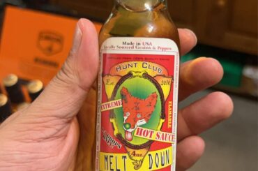 Awesome local find at Hunts Distillery in Sheridan, IN.  Hot sauce to take your Bloody Mary to the next level!