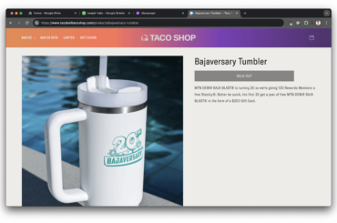 Stanley cup drop fail - typo in URL from app