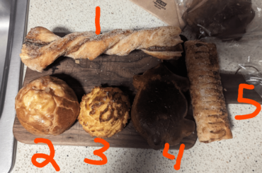 Need help identifying baked goods.