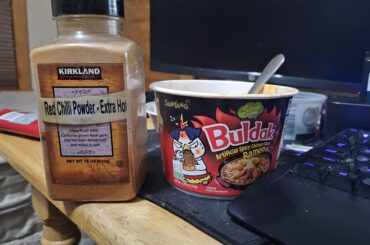 Hits good, I'm not pictured about a teaspoon of ghost pepper oil.