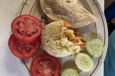 Shrimp quesadilla- middle of nowhere, Mexico