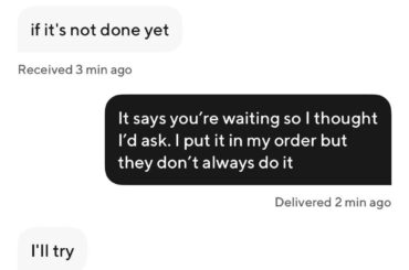 The sauce struggle is real