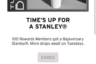 Next time you guys make something that you know a royal crap ton of people will want, just sell it. No one got past the 404 page, like did anyone actually get the cup? Just sell the damn cup. People would buy it for $50. They’d make more money that way anyway.