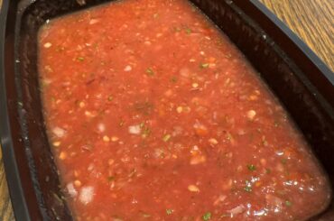 Made some delicious salsa with ingredients (mostly) from my garden