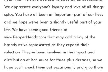 Where am I getting discount sauce now