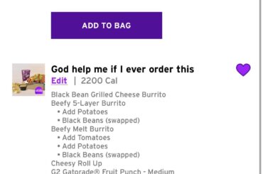 Just checked my favorites on the teebs app after being violently high last night