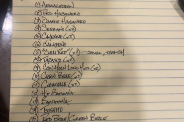 My Sanctuary. 17ish Pepper Varieties - Small City Space