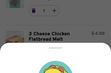 Taco Bell telling me I am too addicted to the Chalupas