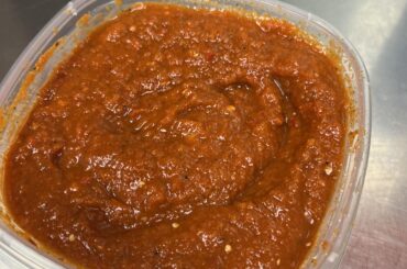Arbol and Fresno chili restaurant style salsa roja