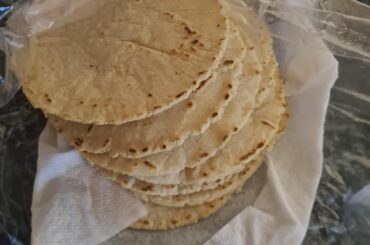 First attempt at corn tortillas. Hated the taste before,but now i like them.