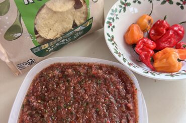 Ghost Habanero salsa