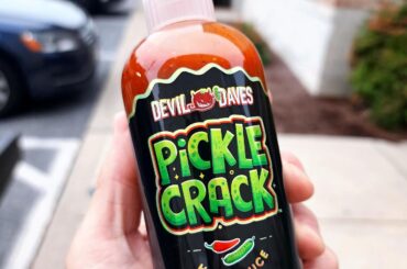 Here's the new improved Pickle Hot Sauce from Devil Daves